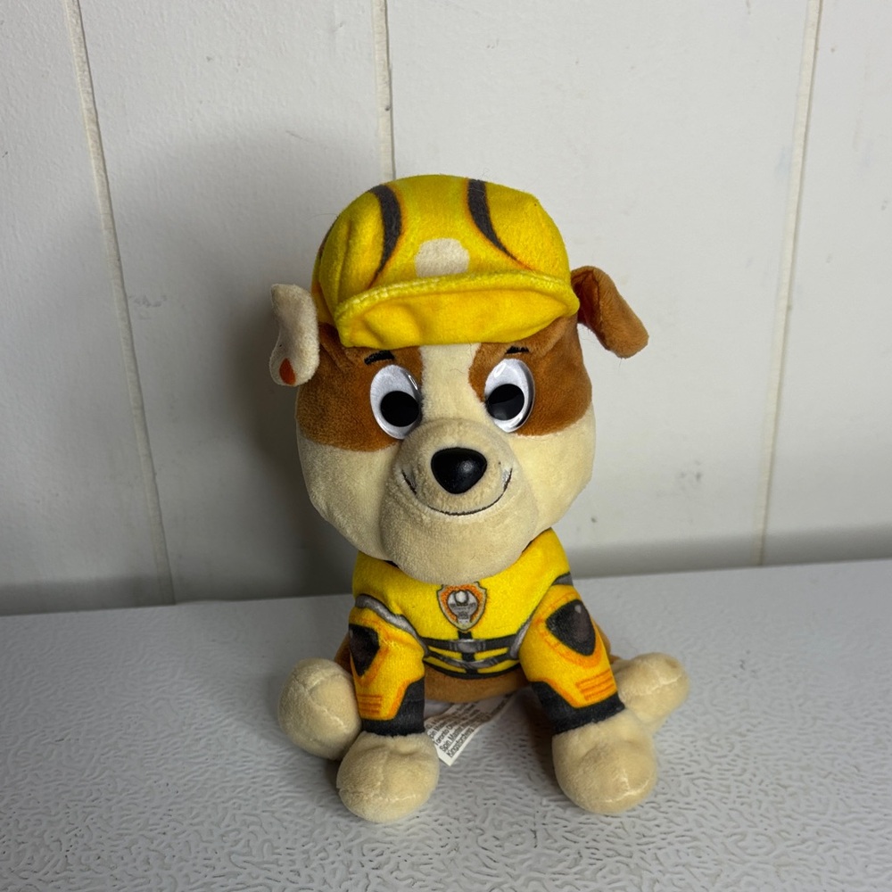 Yellow and Brown Plush Kids Toy